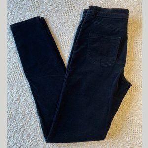 Jet Black Velvet Jeans TALL 8